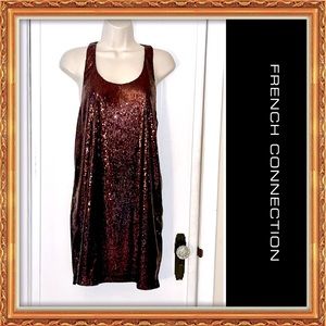 ASOS | NWT | French Connection Denim Sequin Dress!